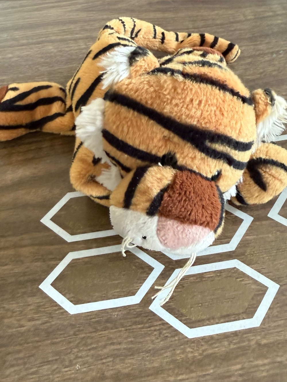 GANZ Plush Tiger in Orange, White, Black